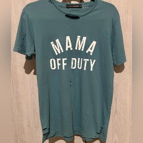 VICI Collection - Mama Off Duty Distressed Tee - Small - Picture 2 of 8